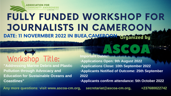 Fully Funded Workshop for Journalists in Cameroon