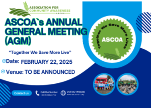 Association for Community Awareness (ASCOA) Annual General Meeting (AGM) 2025