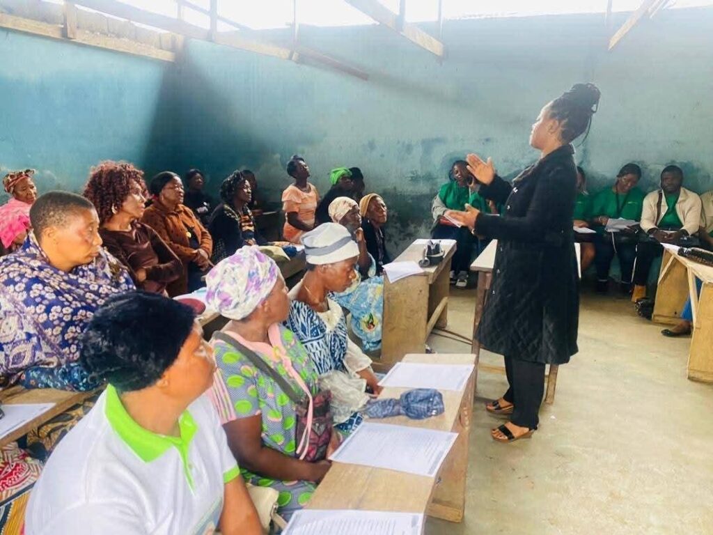 Mothers attending an entrepreneurship training session